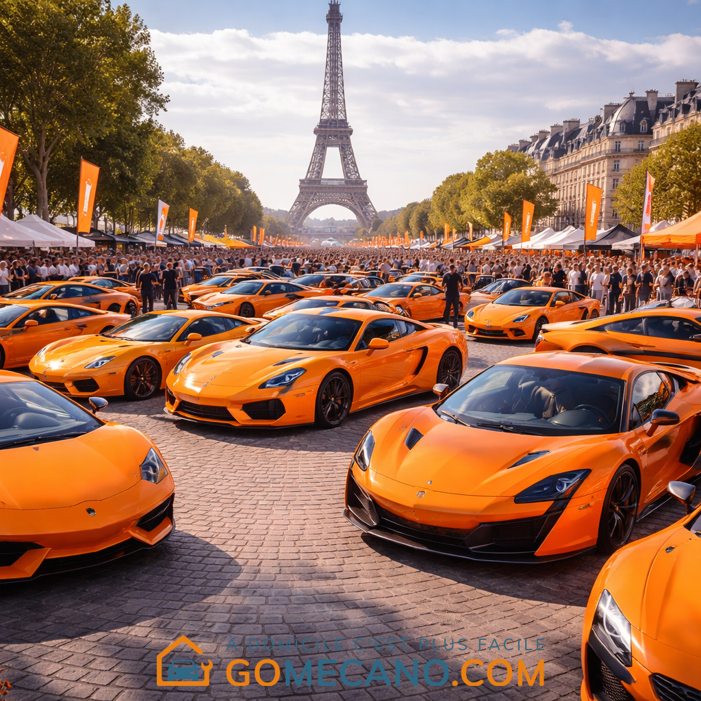 Rassemblement de voitures en France par GOMECANO.COM