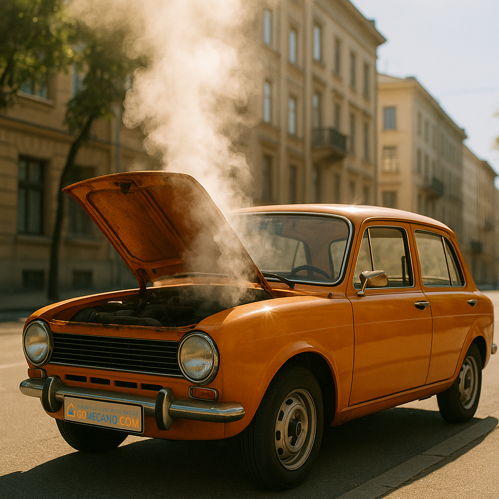 Voiture qui surchauffe par GOMECANO.COM