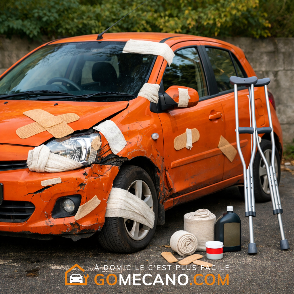 Véhicule au plus mal suite à de mauvaises habitudes par GOMECANO.COM